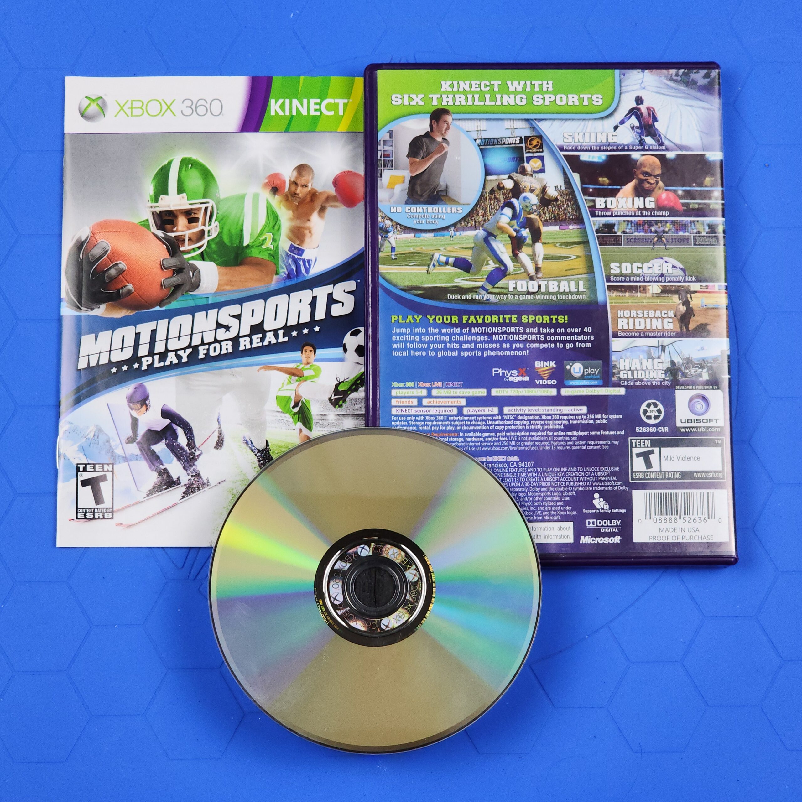 MotionSports: play for real (Requires Kinect Sensor) (Xbox 360)